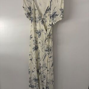 ASTR the Label Elysian Floral Wrap Midi Dress, Size M